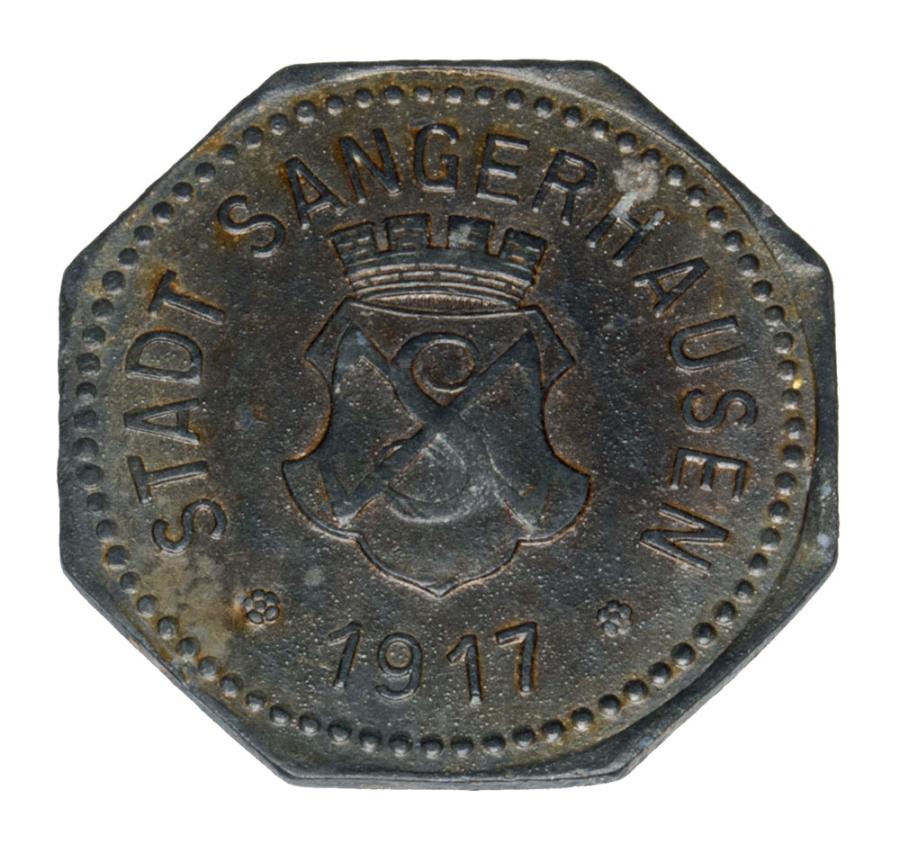 10 fenigów 1917 Sangerhausen