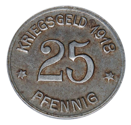 25 fenigów 1918 Niemcy Coblenz