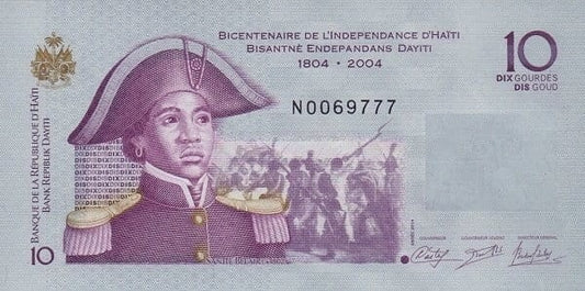 Haiti 10 gourdes Fort Cap-rouge 2014 P-272f