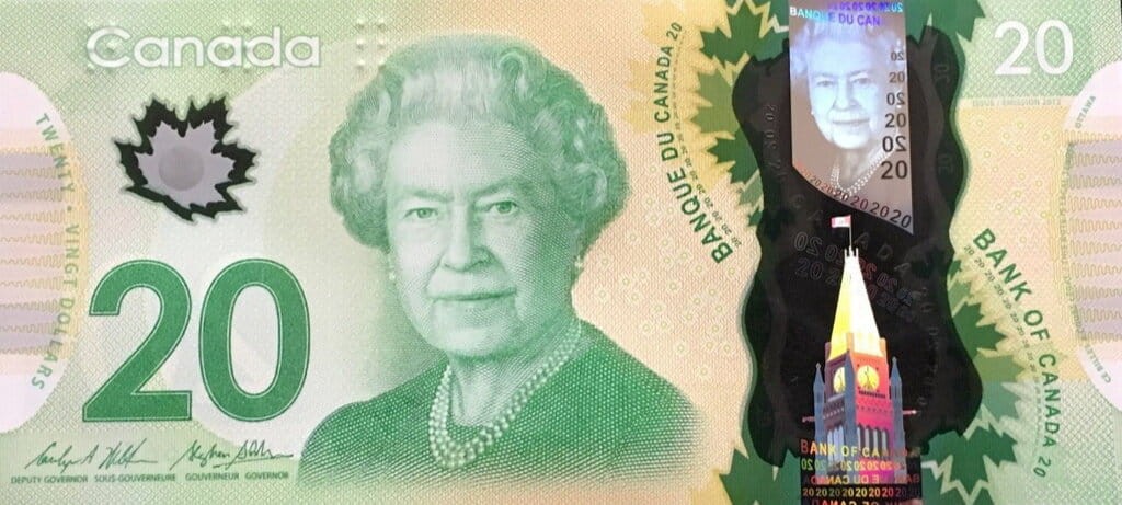Kanada 20 $ Monument 2014 P-108b