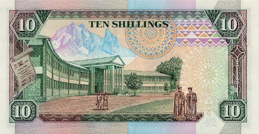 Kenia 10 szylingów Uniwersytet 1989 P-24a