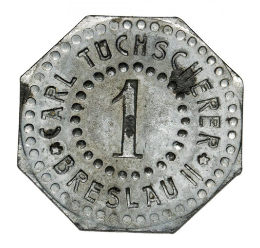 1 fenig Carl Tuchscherer Wrocław