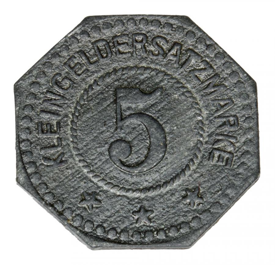 5 fenigów Carl Tuchscherer Wrocław