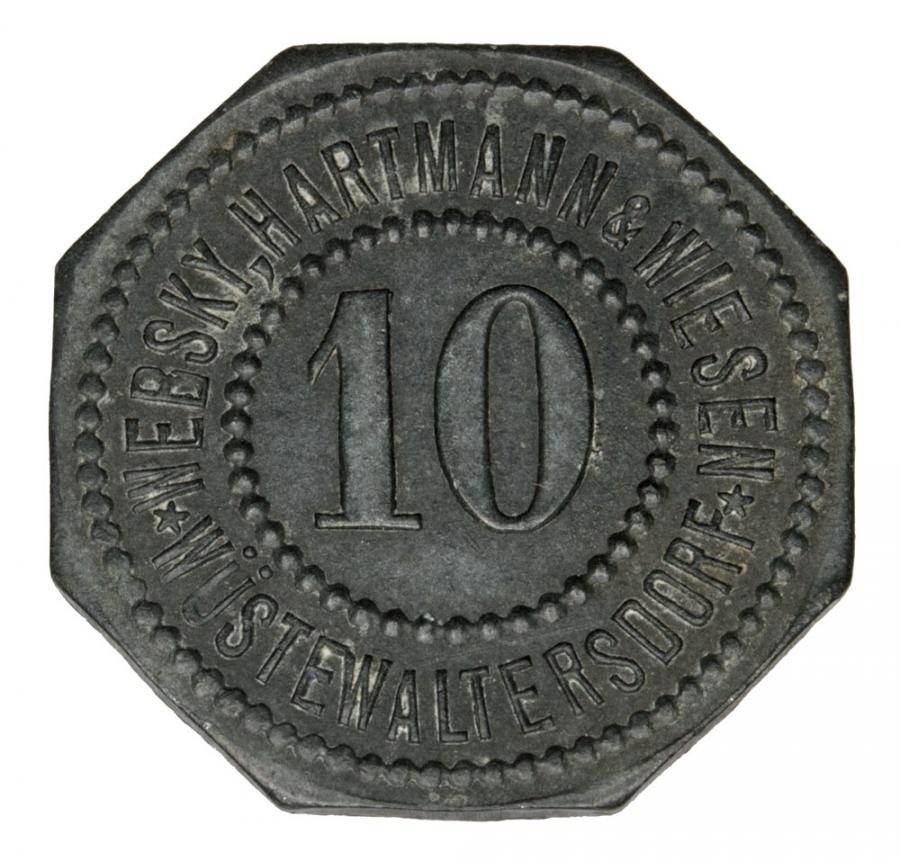10 fenigów Walim / Wustewaltersdorf