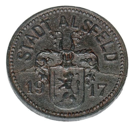 10 fenigów 1917 Alsfeld Hesja