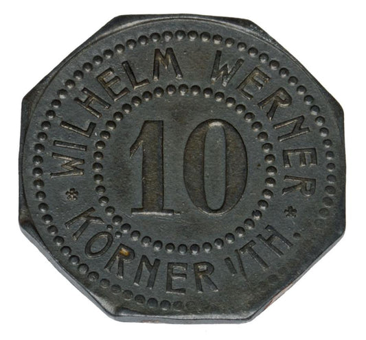 10 fenigów Korner Wilhelm Werner
