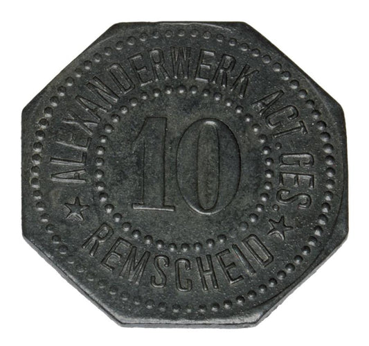 10 fenigów Remscheid