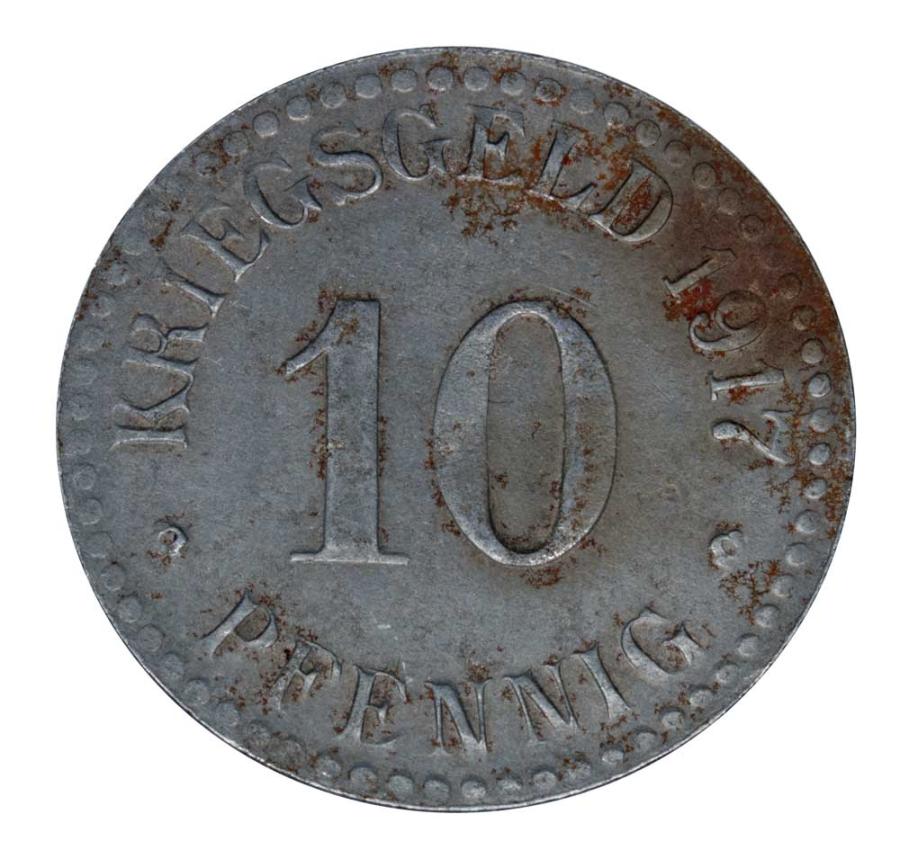 10 fenigów 1917 Niemcy Cassel