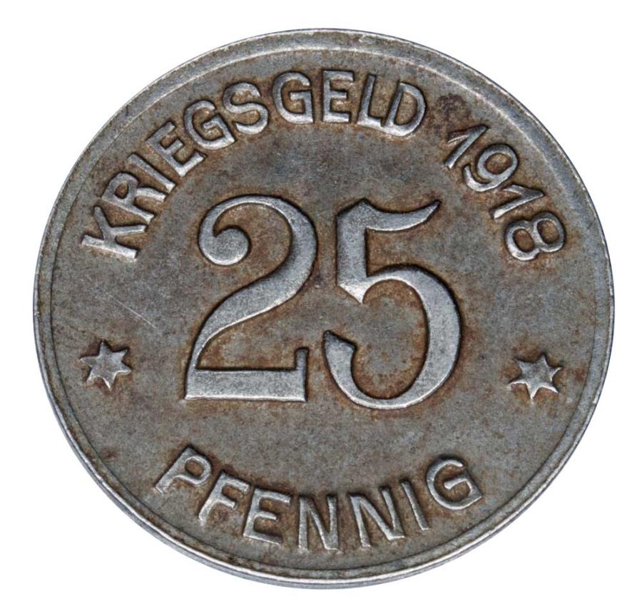 25 fenigów 1918 Niemcy Coblenz