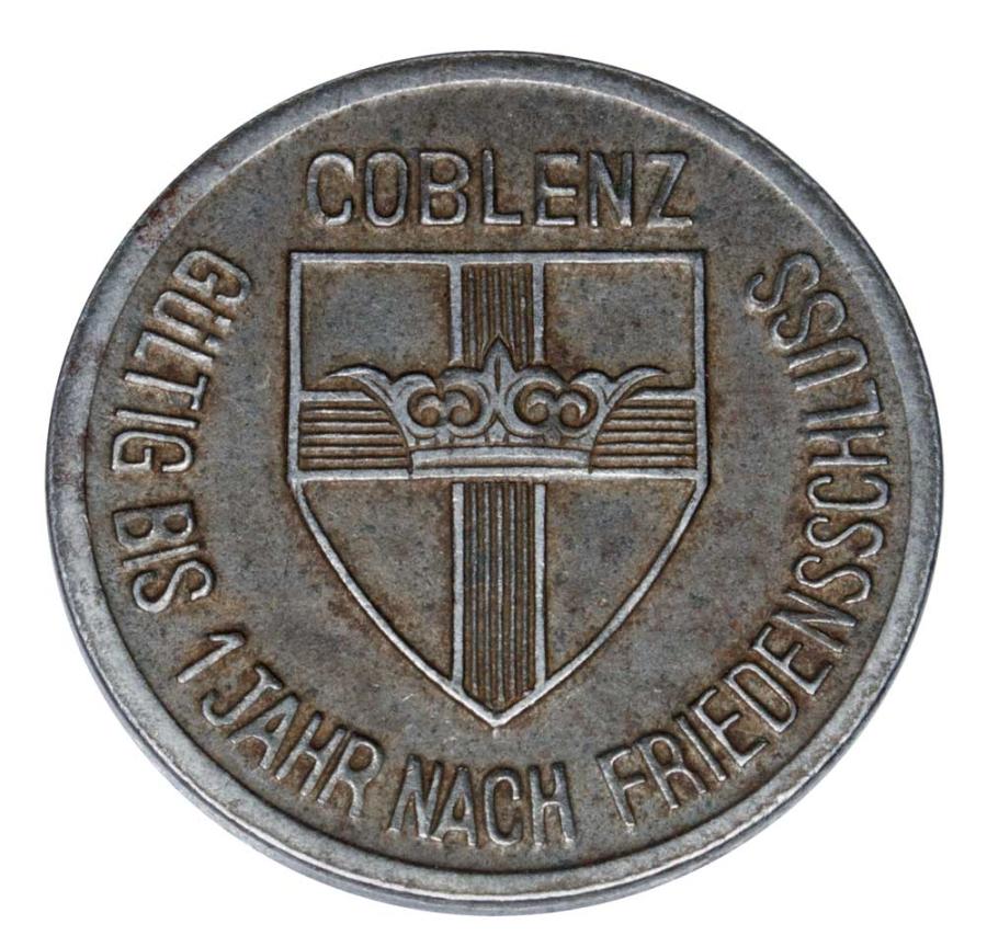 25 fenigów 1918 Niemcy Coblenz