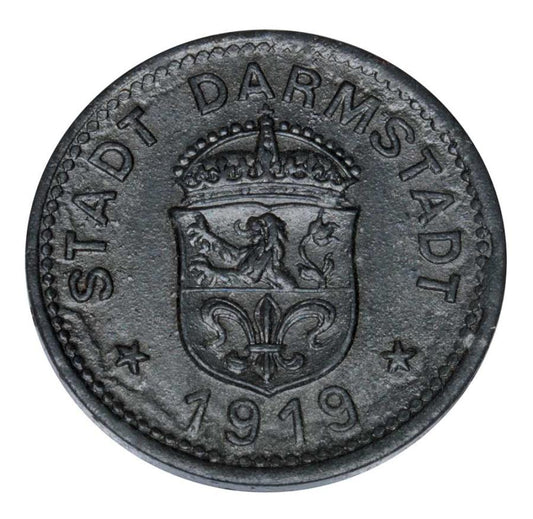 10 fenigów 1919 Niemcy Darmstadt