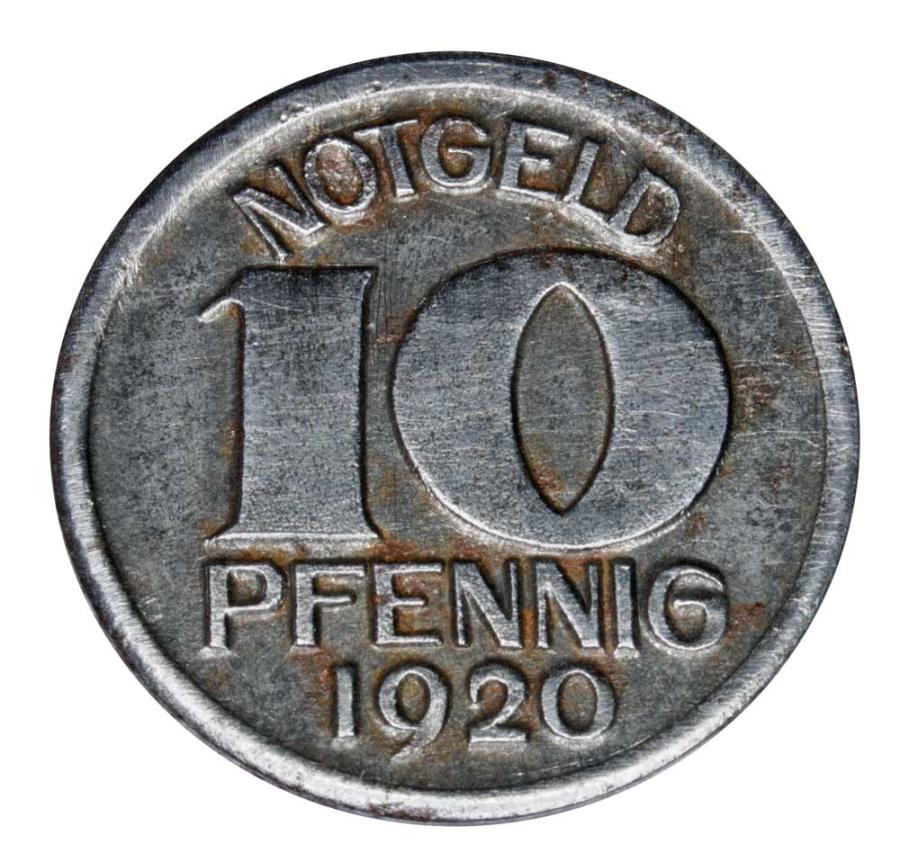10 fenigów 1920 Niemcy Halle
