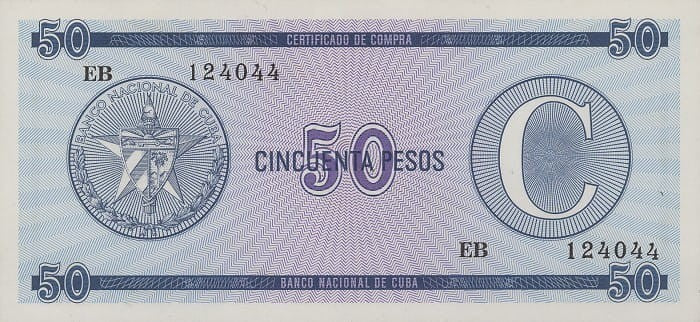 Kuba 50 Peso P-FX24