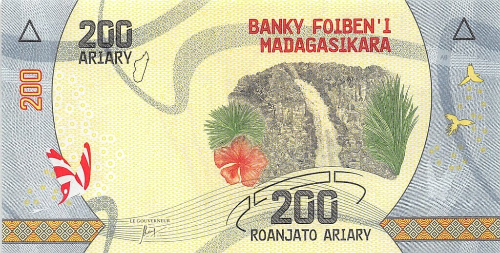 Madagaskar 200 ariary Baobab 2017 P-98a