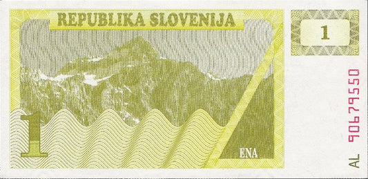 Słowenia 1 Tolar Góry 1990 P-1