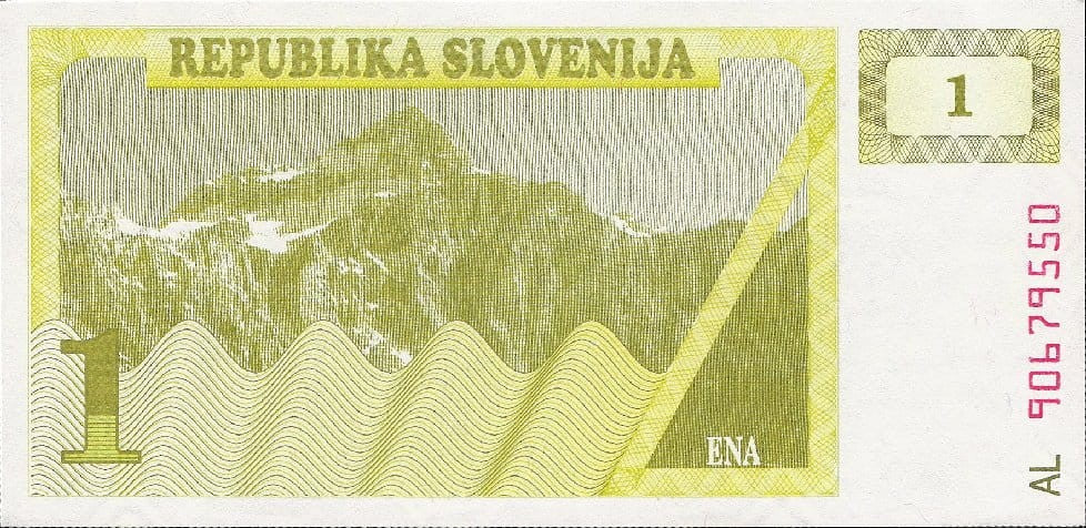 Słowenia 1 Tolar Góry 1990 P-1