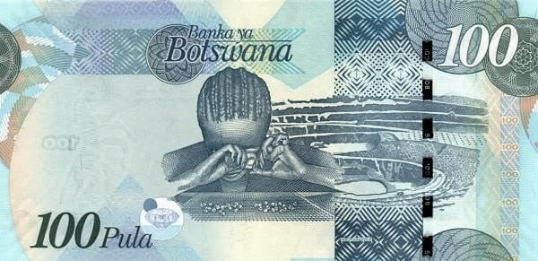 Botswana 100 pula Sortowanie diamentów 2012 P-33c