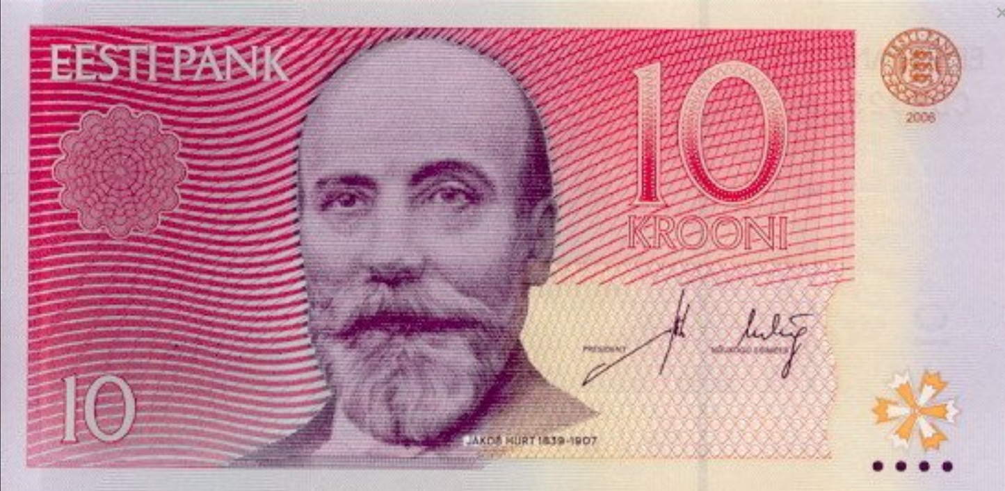 Estonia 10 krooni drzewo 2006 P-86a